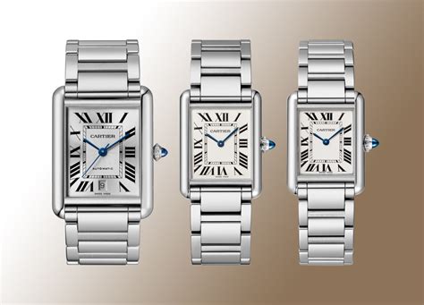 which cartier tank to buy|cartier tank must size comparison.